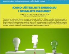 1. RADIONICA: Koliko energije troši moja škola?