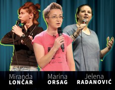 7. PREDSTAVA: FEMME FRONTAL – Jelena Radanović (SRB), Miranda Lončar (BIH), Marina Orsag (HRV)